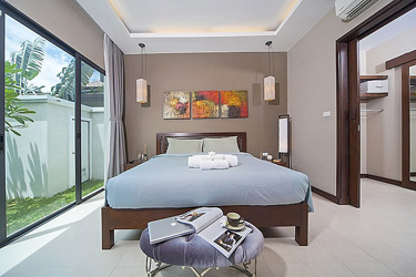 Master Bedroom with Garden and Pool View